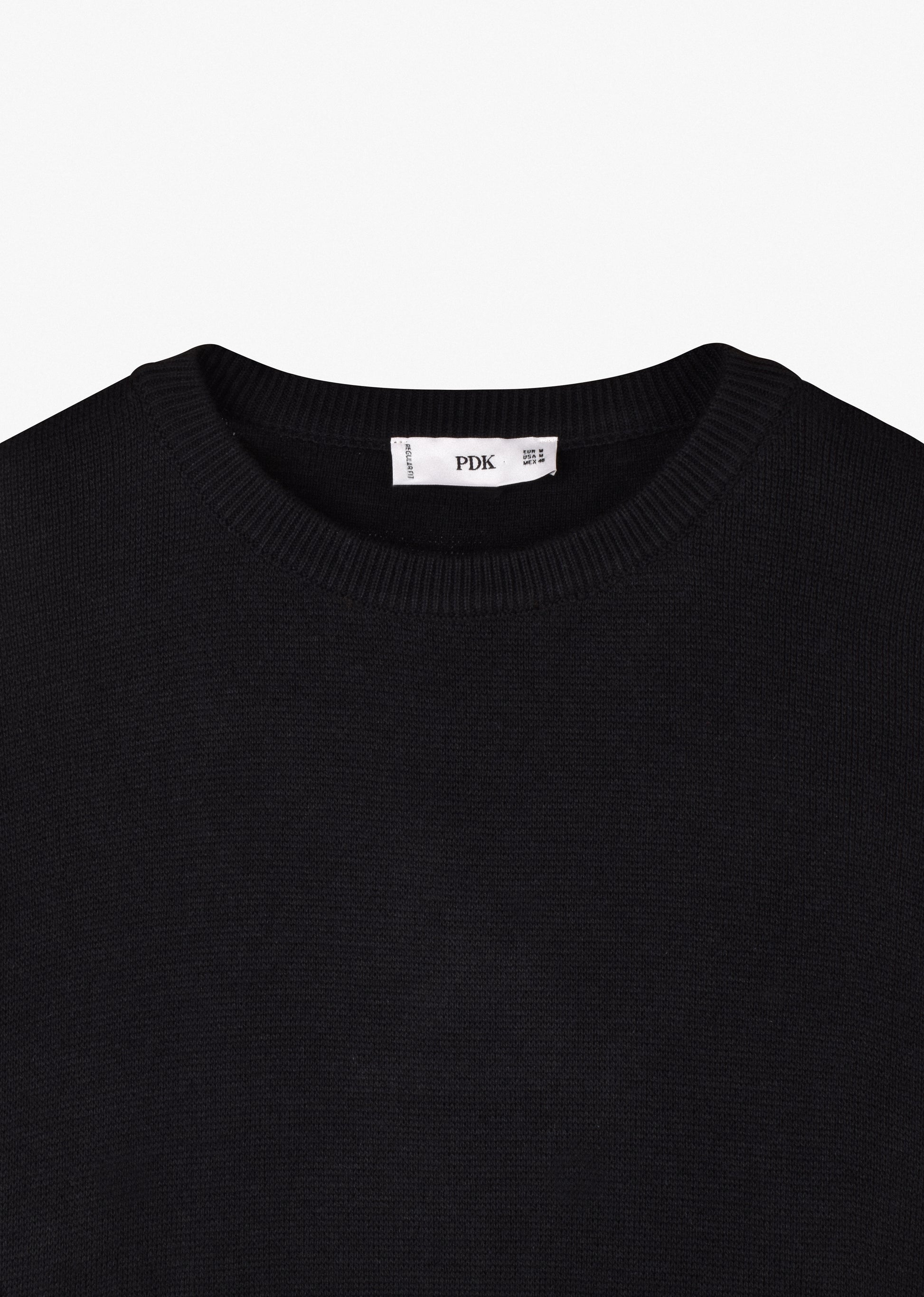 CONTRAST STRIPE KNIT SWEATER