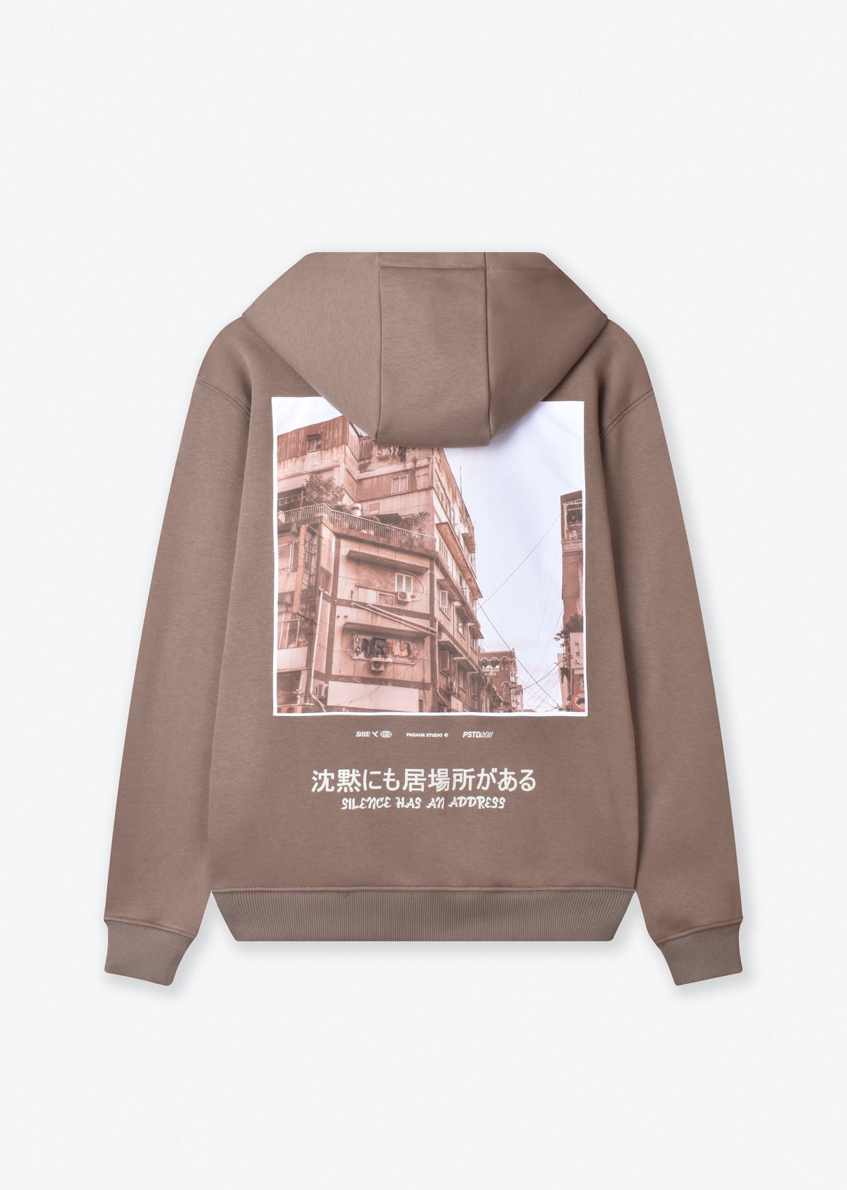 PRINTED PATCH OVERSIZE HOODIE