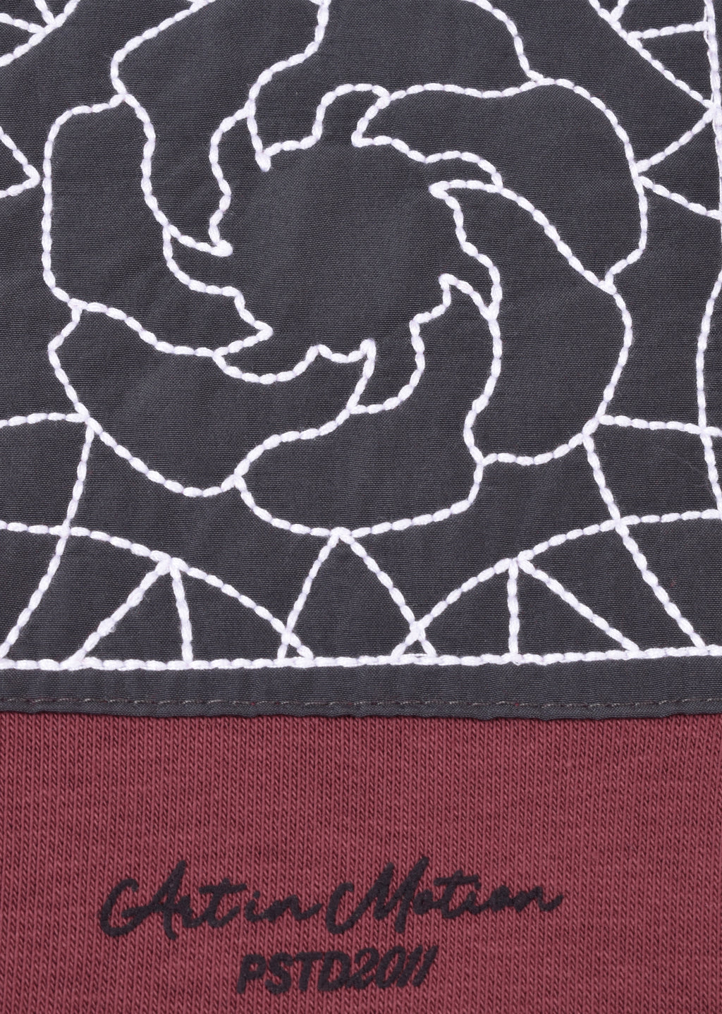 PRINTED PATCH BOXYFIT HOODIE