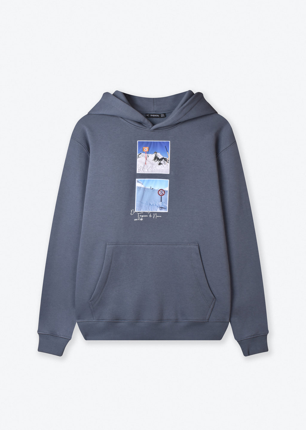 PRINTED PATCH OVERSIZE HOODIE