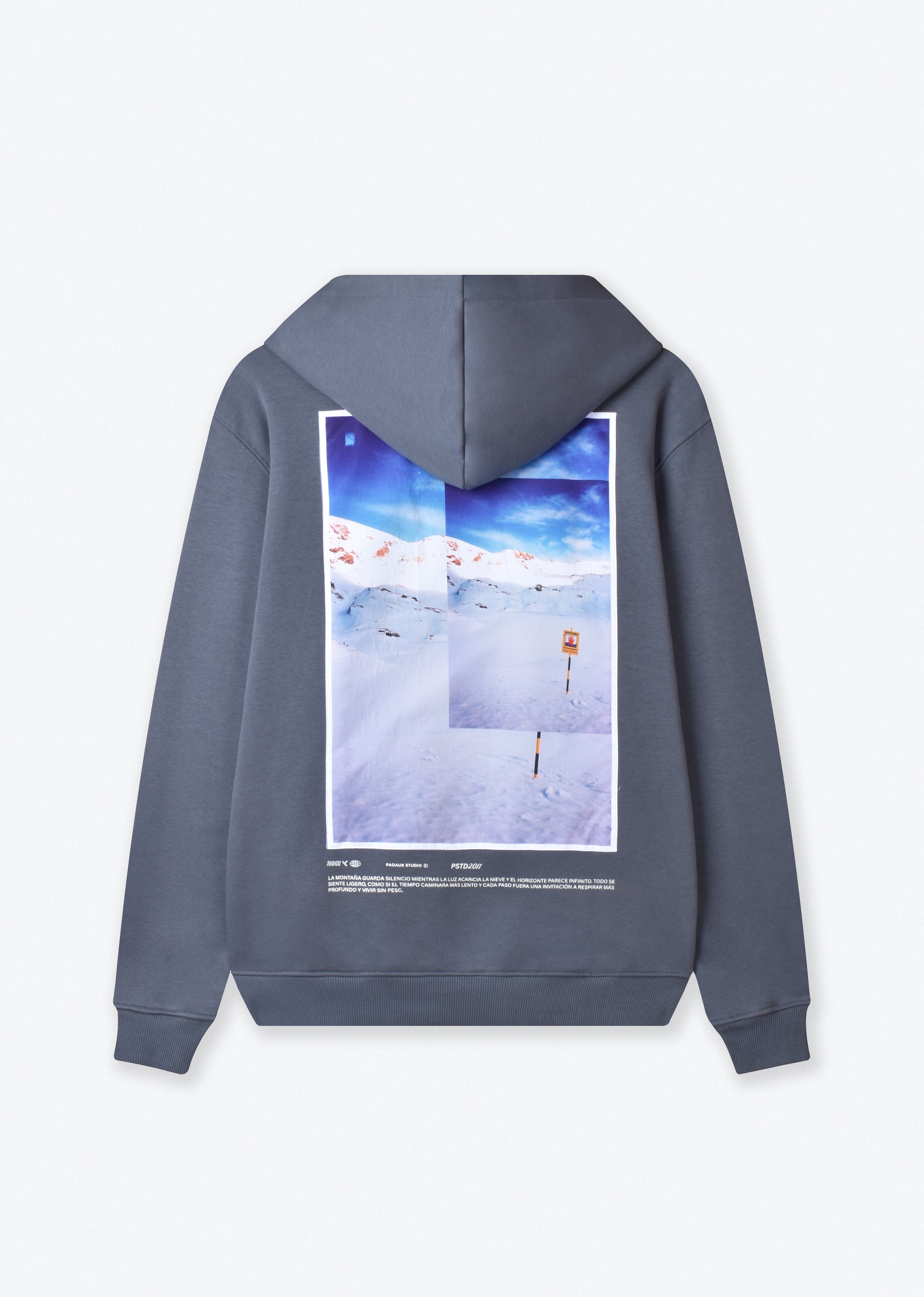 PRINTED PATCH OVERSIZE HOODIE