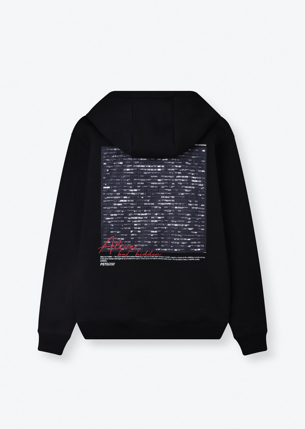 PRINTED PATCH HOODIE