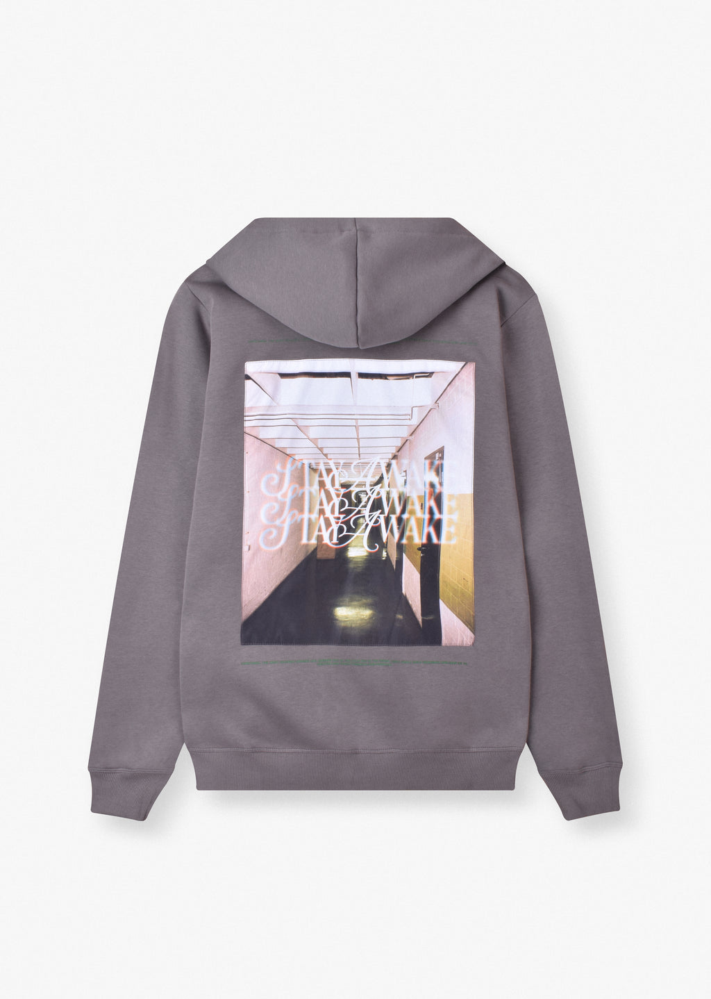 PRINTED PATCH ZIP HOODIE