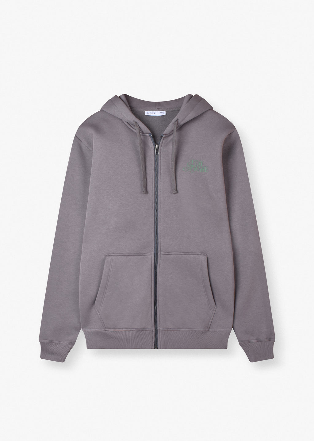 PRINTED PATCH ZIP HOODIE