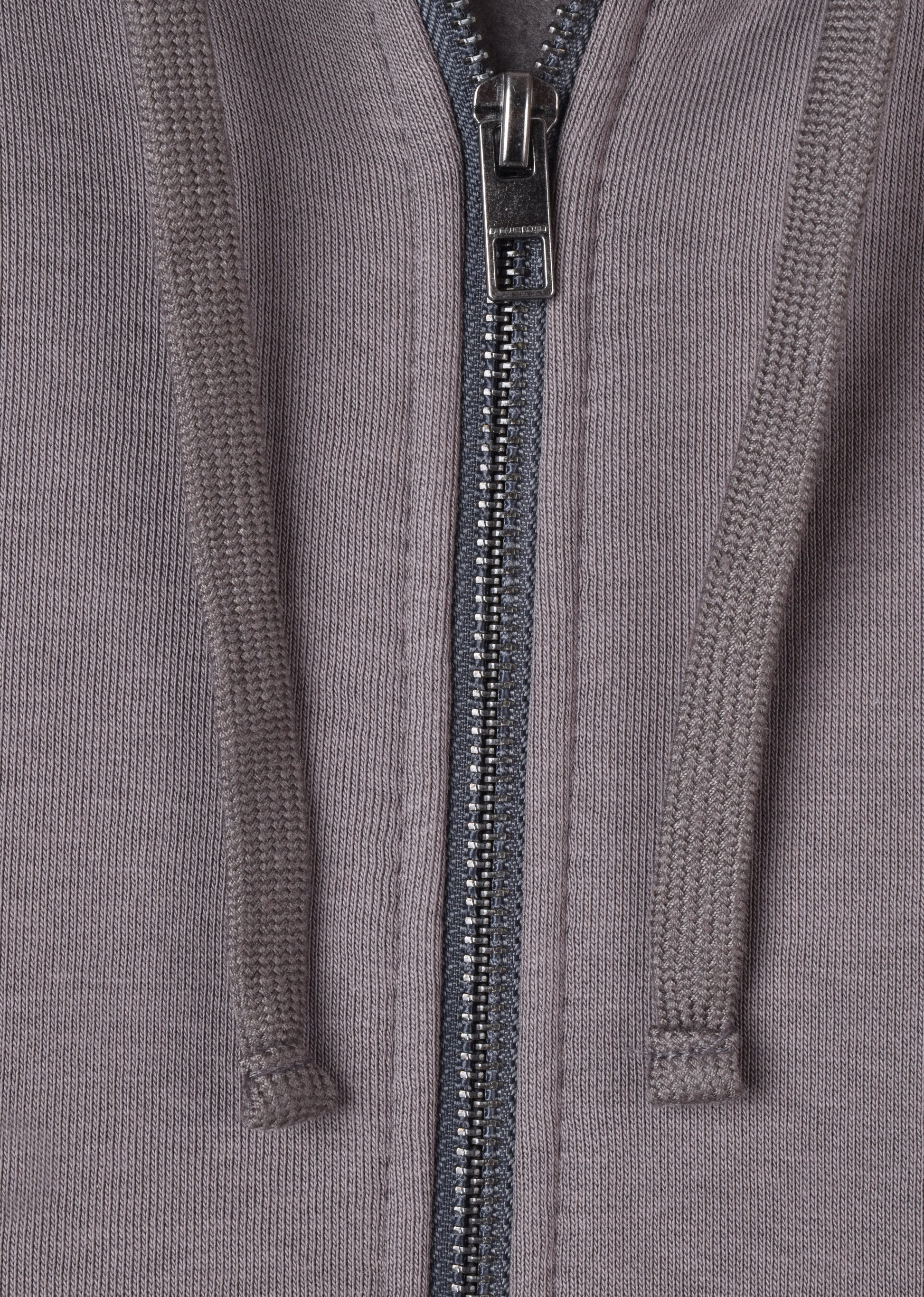 PRINTED PATCH ZIP HOODIE