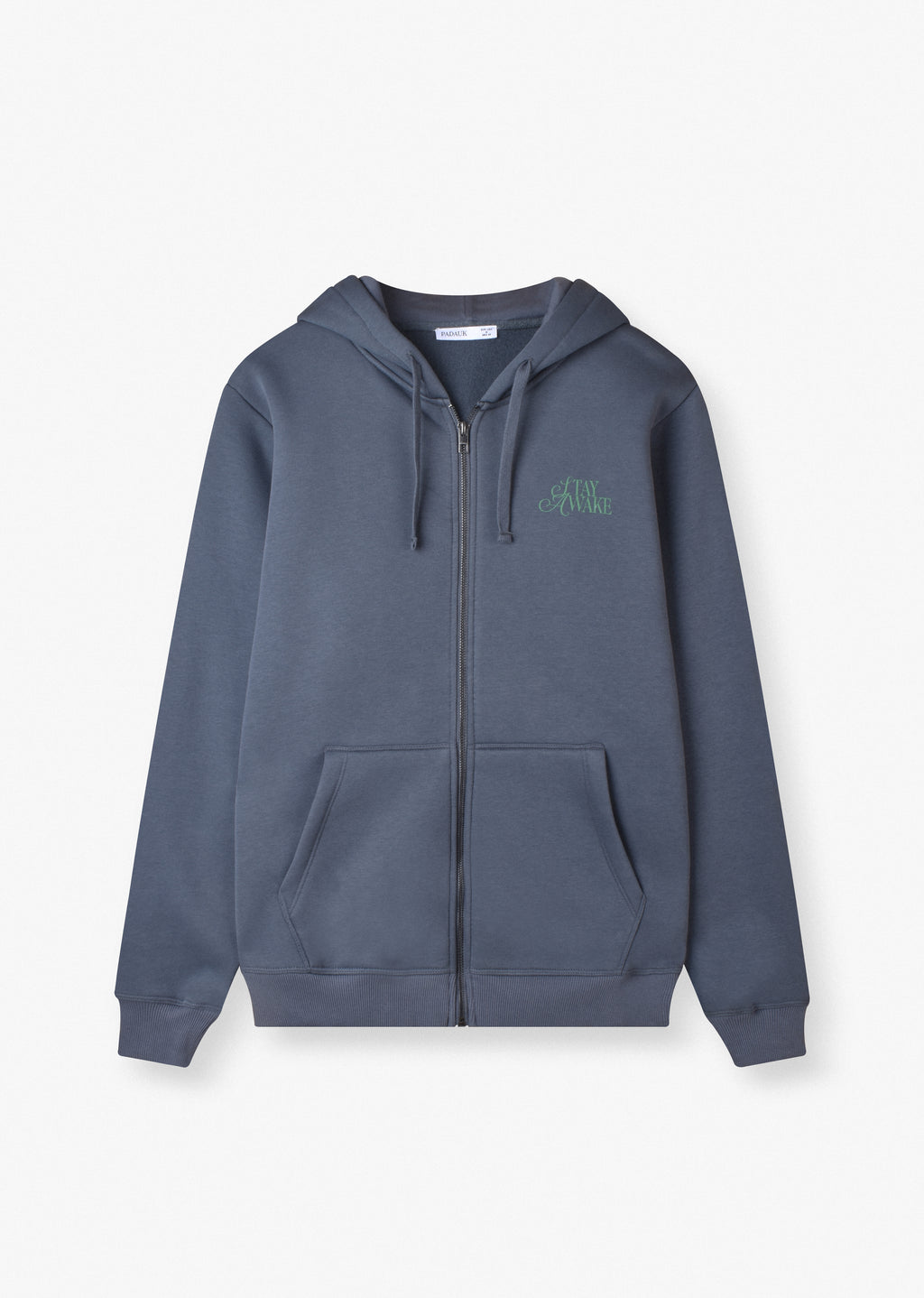 PRINTED PATCH ZIP HOODIE