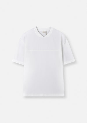TEXTURED BASIC BOXY-FIT T-SHIRT
