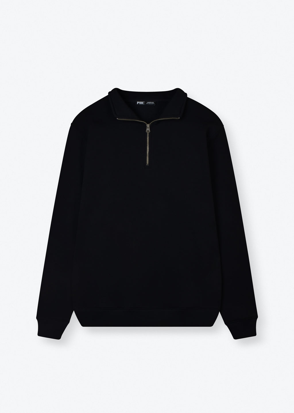 BASIC QUARTER-ZIP SWEATSHIRT