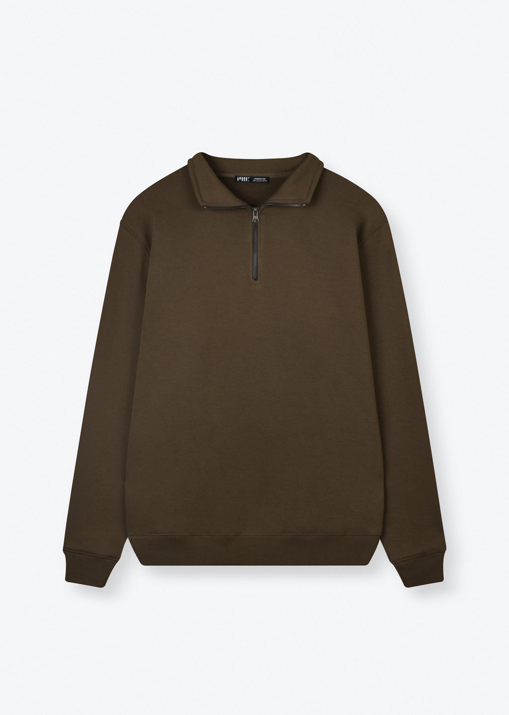 BASIC QUARTER-ZIP SWEATSHIRT