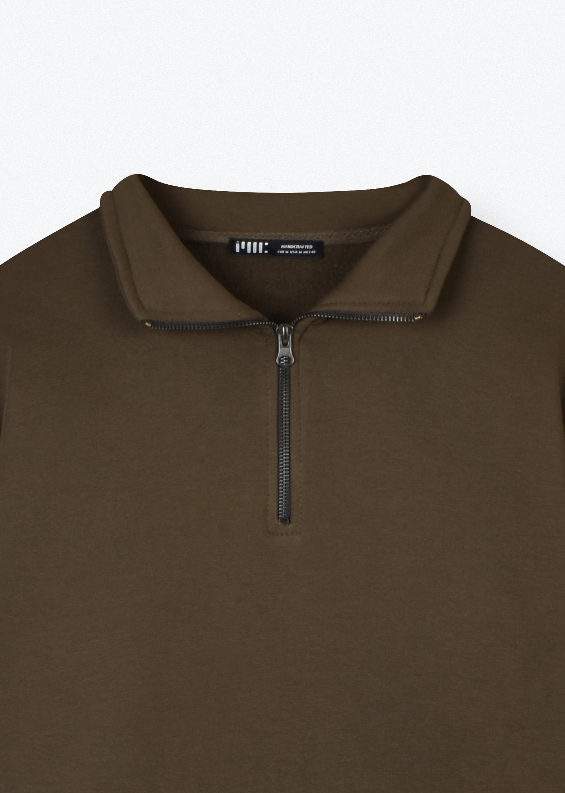 BASIC QUARTER-ZIP SWEATSHIRT