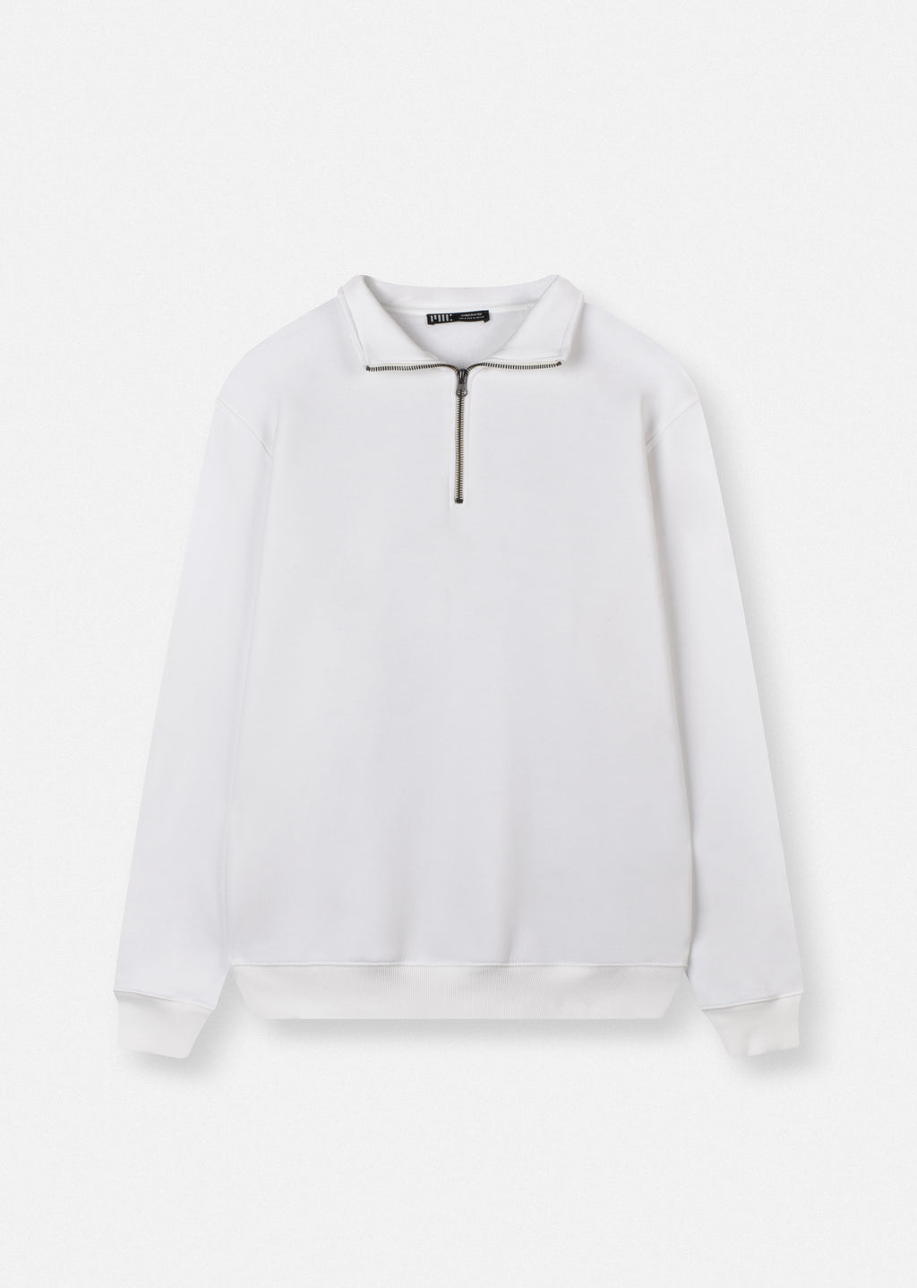 BASIC QUARTER-ZIP SWEATSHIRT