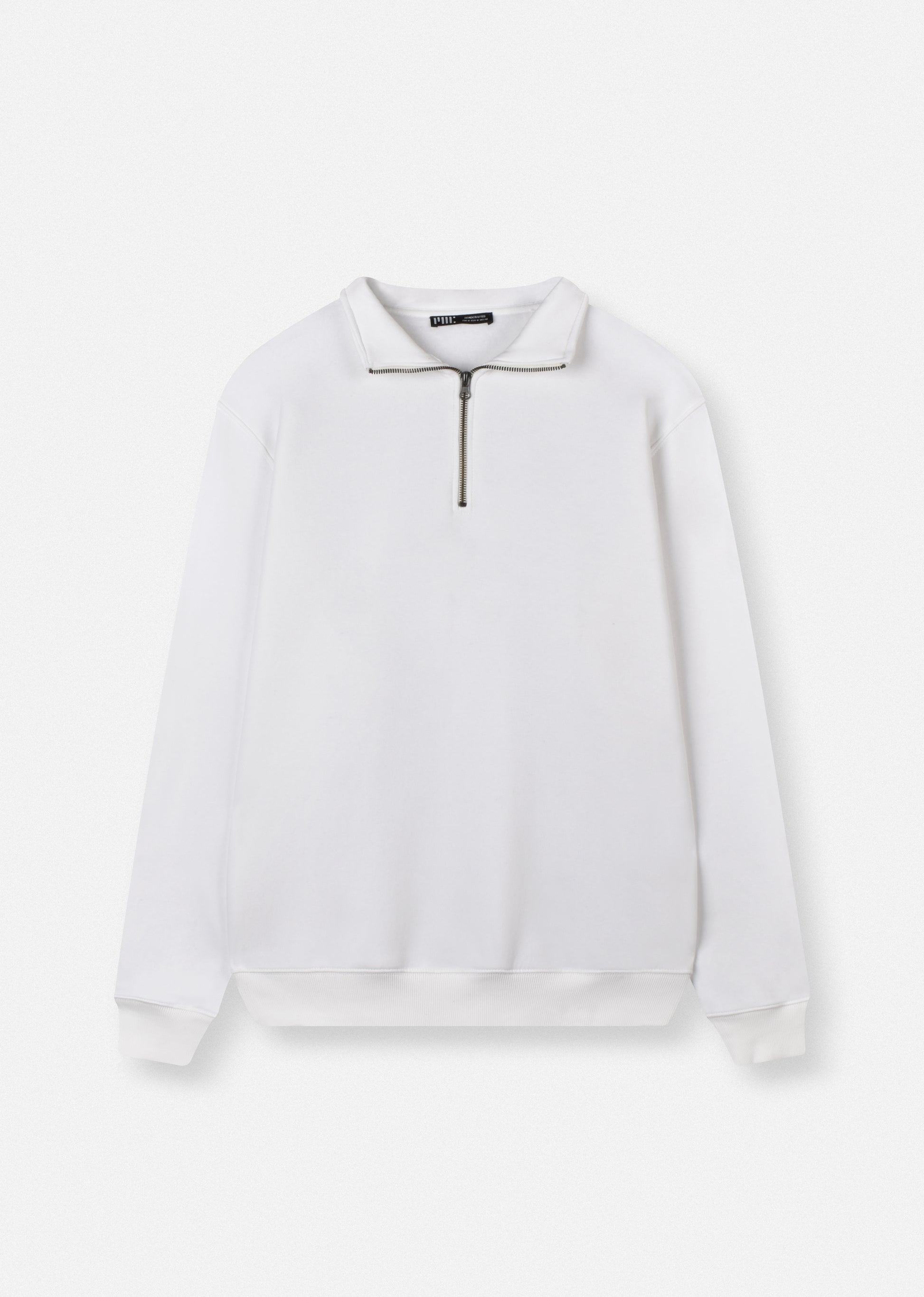 BASIC QUARTER-ZIP SWEATSHIRT