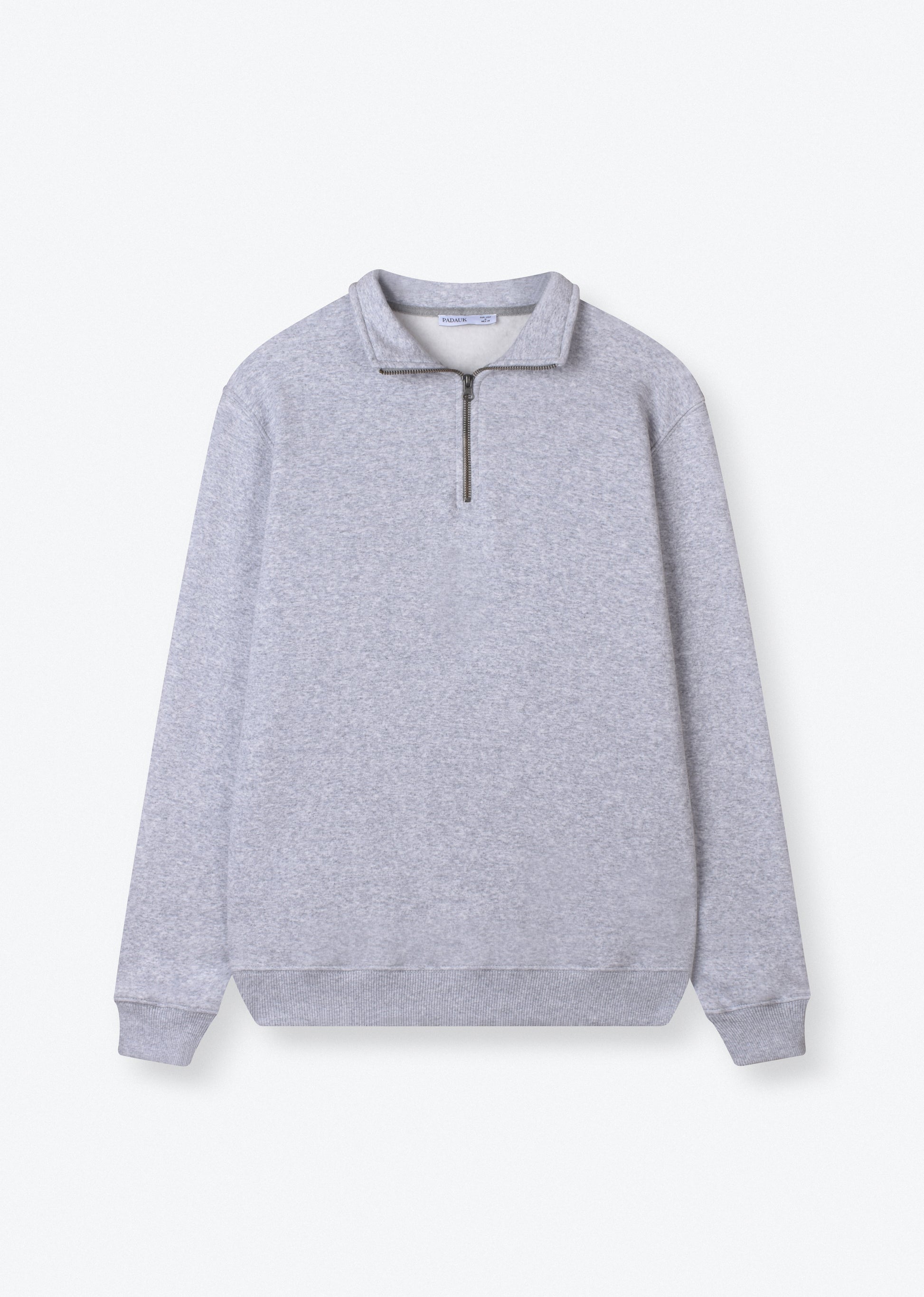 BASIC QUARTER-ZIP SWEATSHIRT
