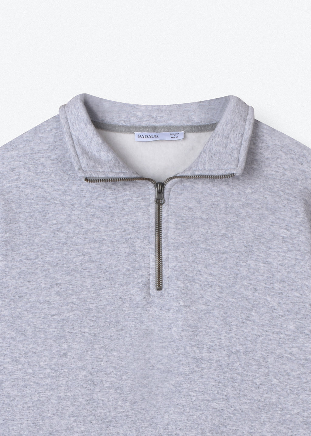 BASIC QUARTER-ZIP SWEATSHIRT