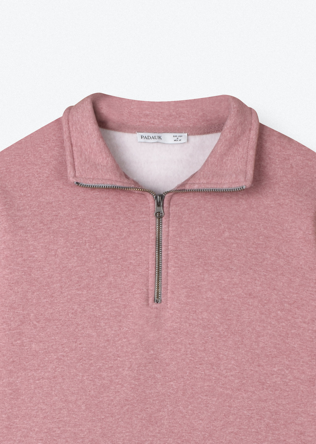 BASIC QUARTER-ZIP SWEATSHIRT