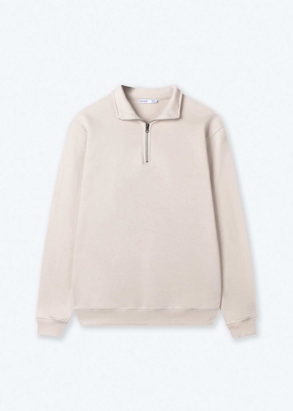 BASIC QUARTER-ZIP SWEATSHIRT