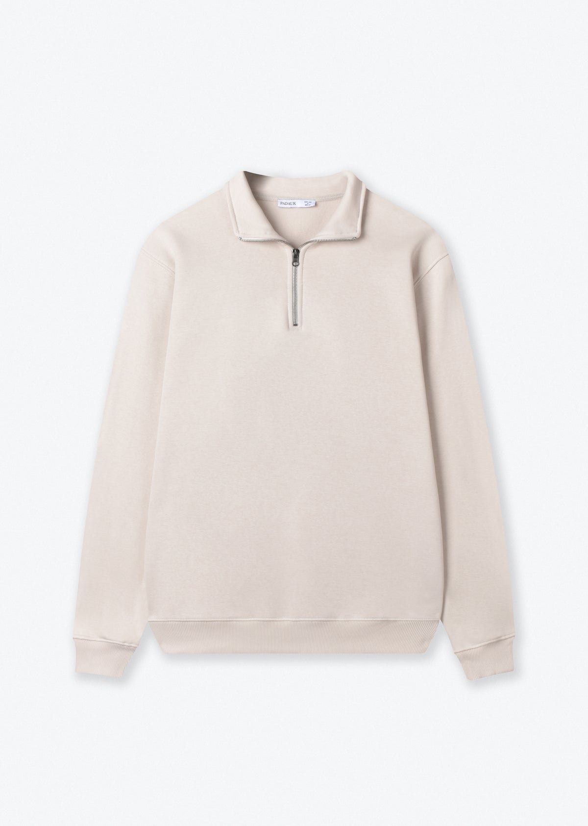 BASIC QUARTER-ZIP SWEATSHIRT