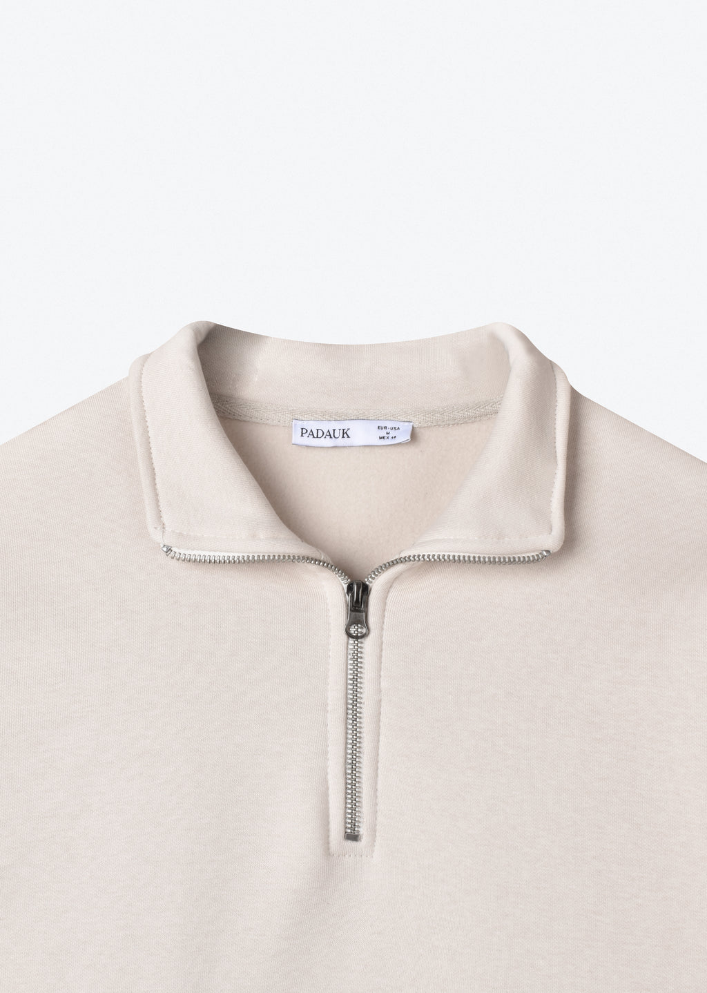 BASIC QUARTER-ZIP SWEATSHIRT