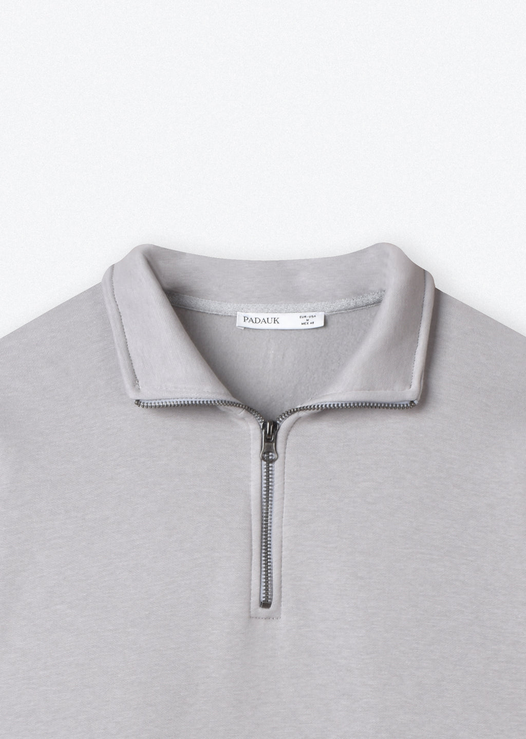 BASIC QUARTER-ZIP SWEATSHIRT