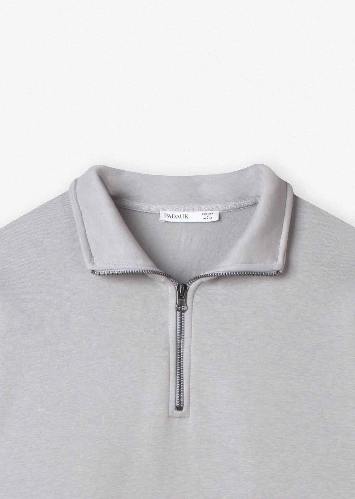 BASIC QUARTER-ZIP SWEATSHIRT
