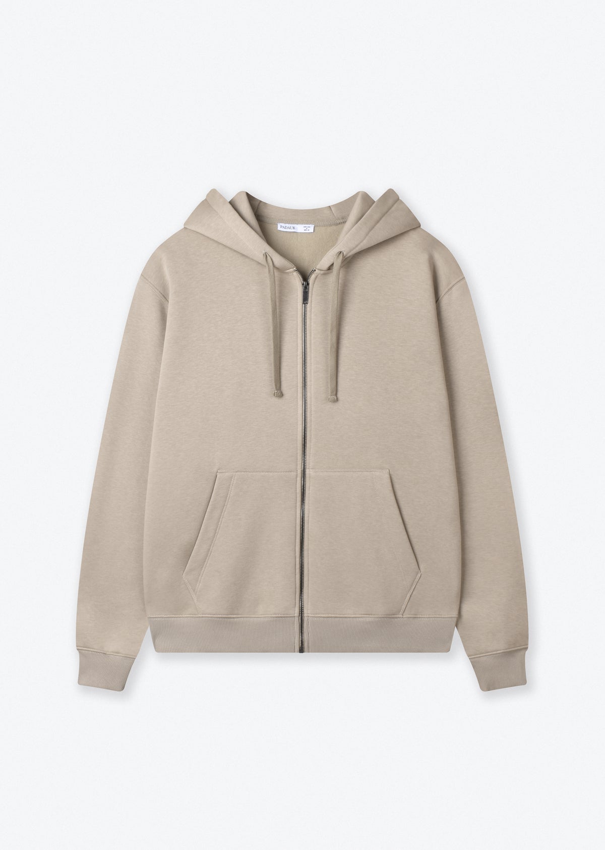 BASIC BOXY-FIT ZIPPER HOODIE