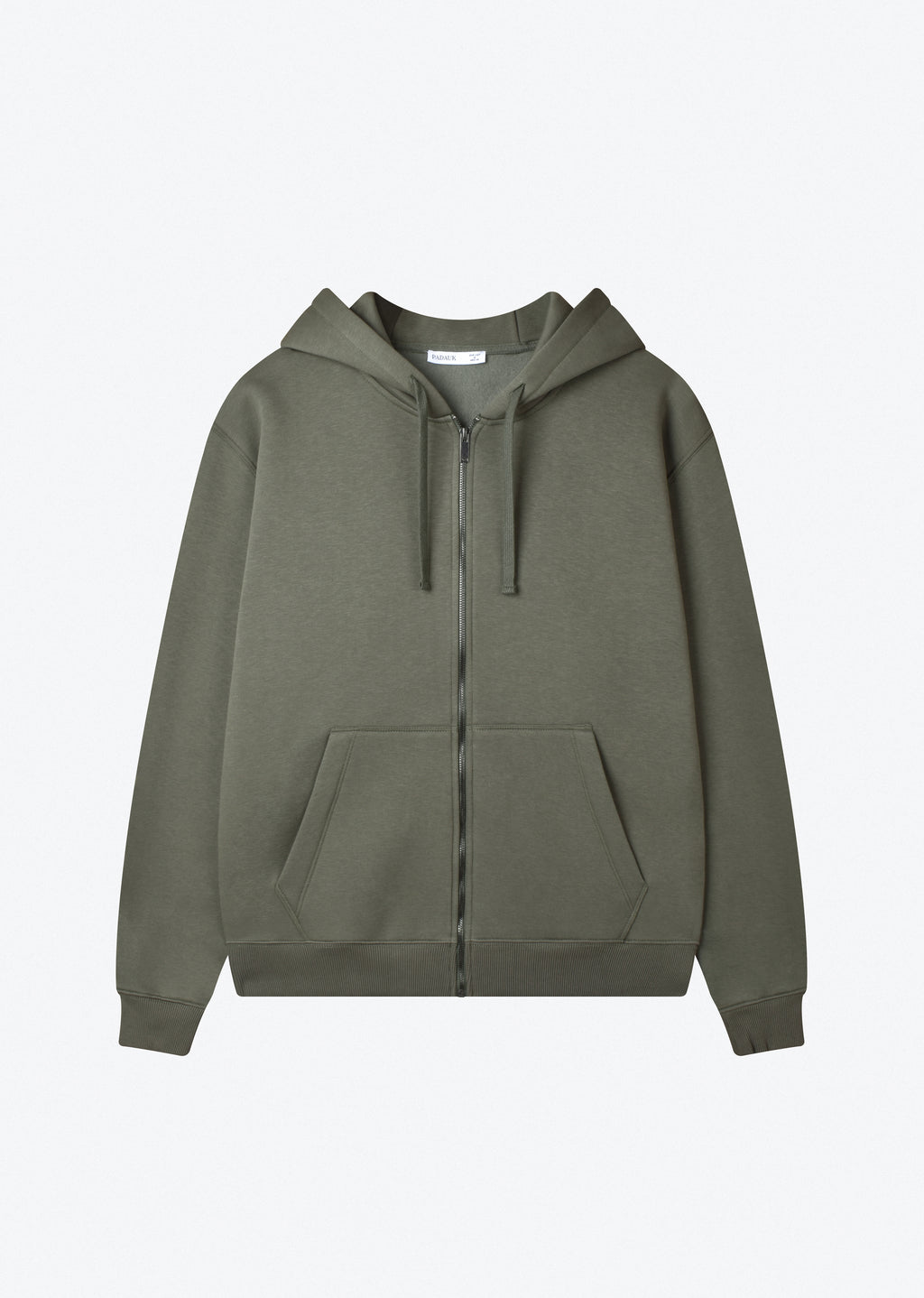 BASIC BOXY-FIT ZIPPER HOODIE