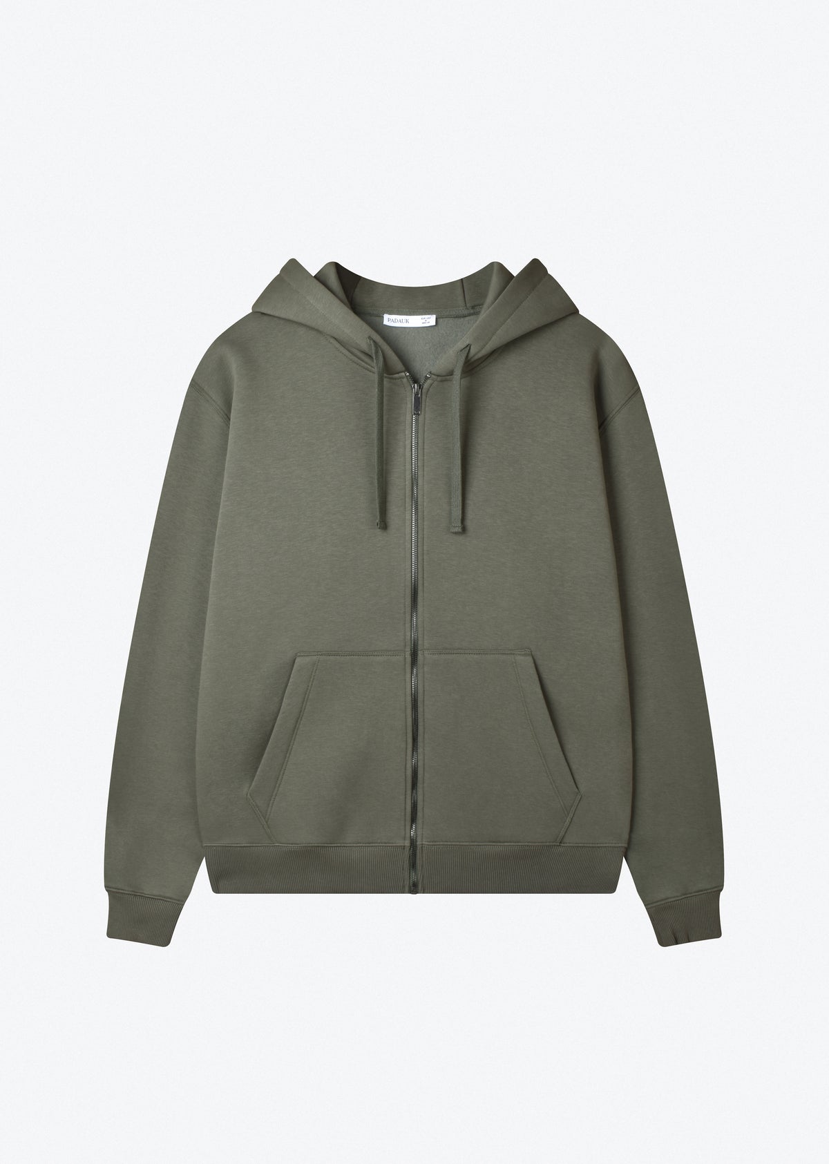 BASIC BOXY-FIT ZIPPER HOODIE