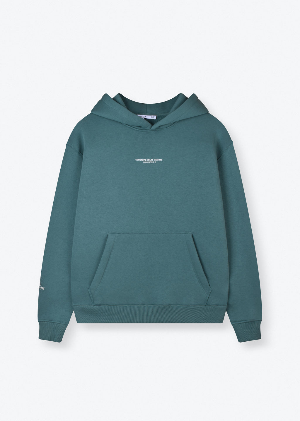 PRINTED PATCH BOXYFIT HOODIE