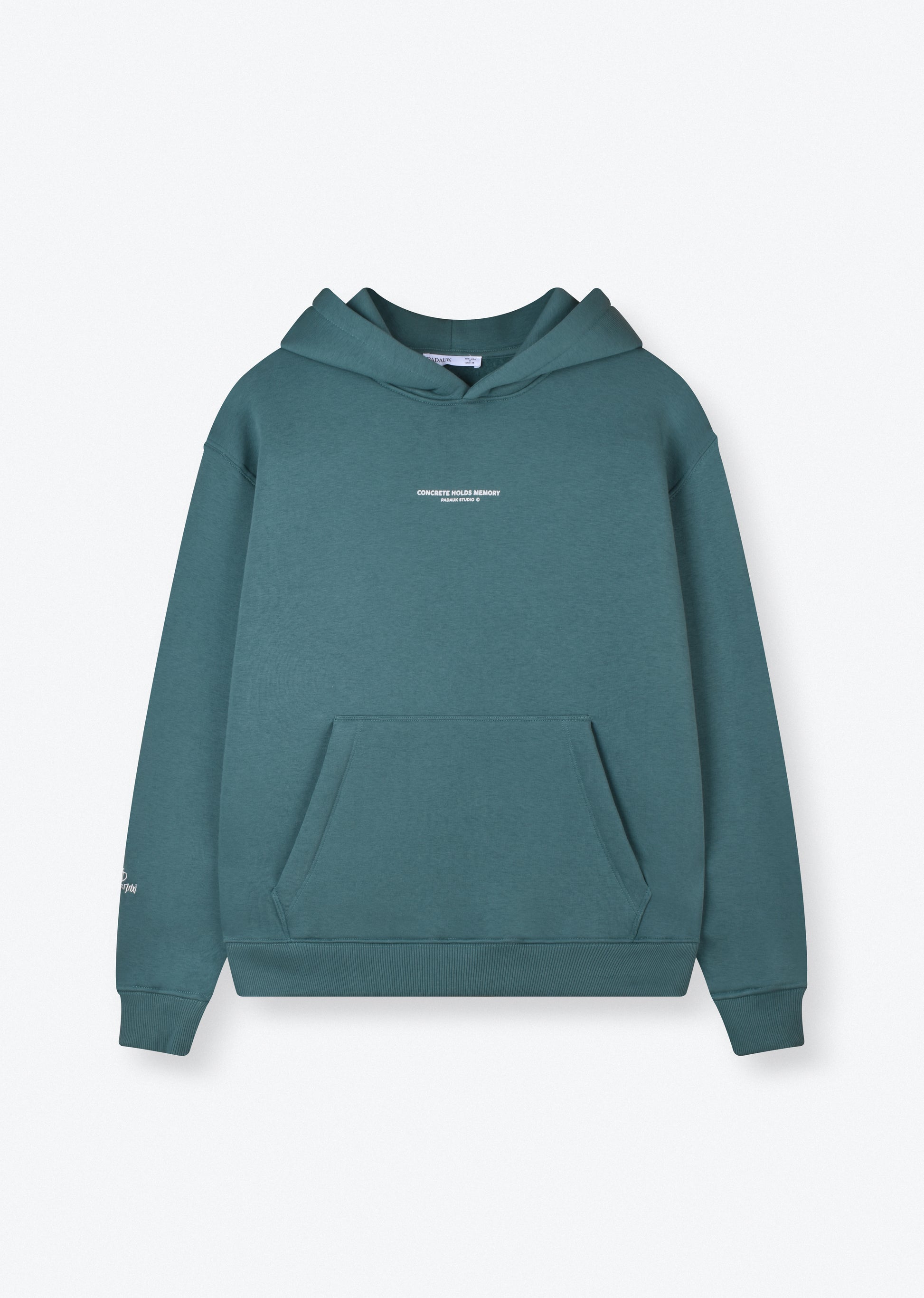 PRINTED PATCH BOXYFIT HOODIE