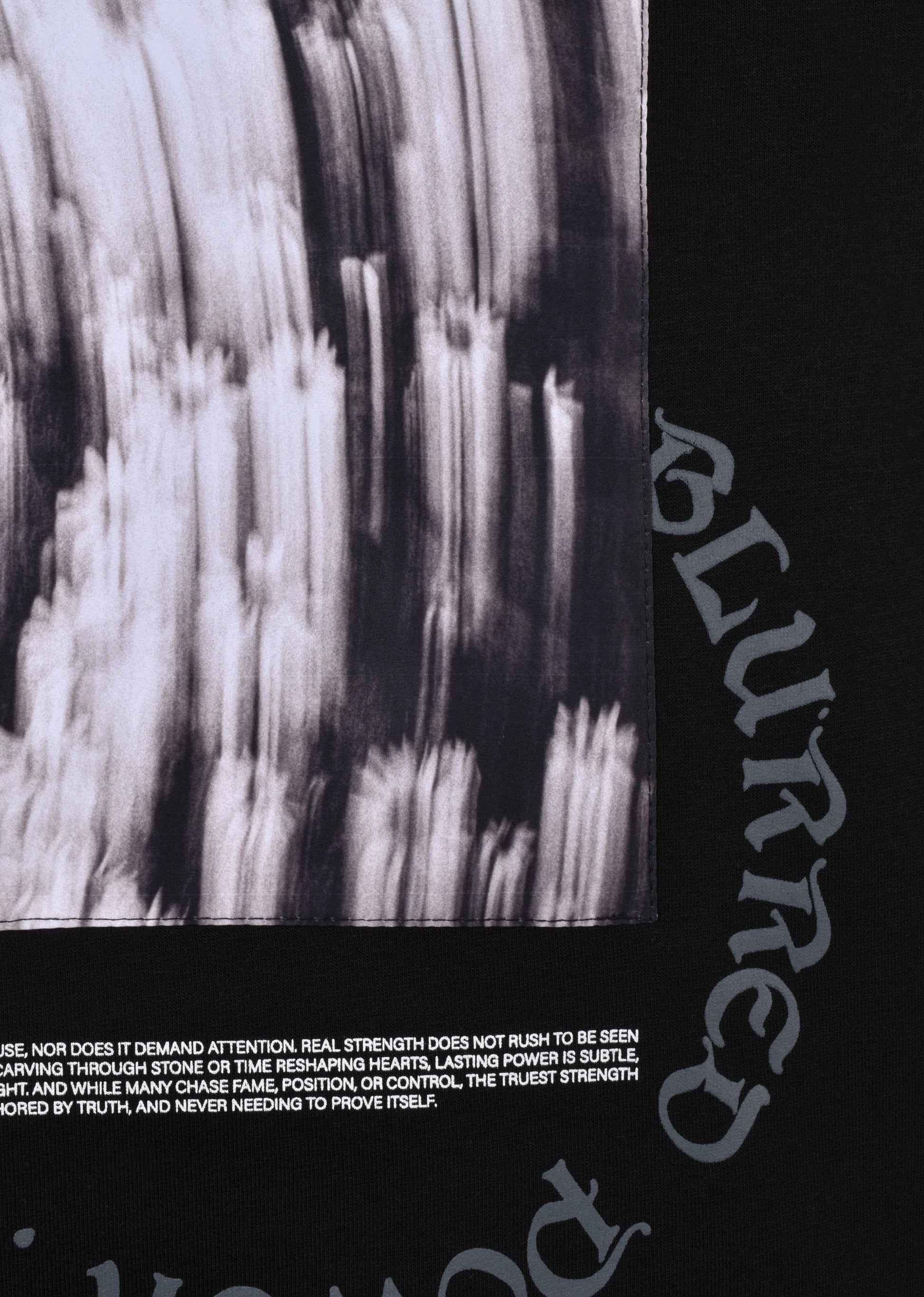 PRINTED PATCH HOODIE