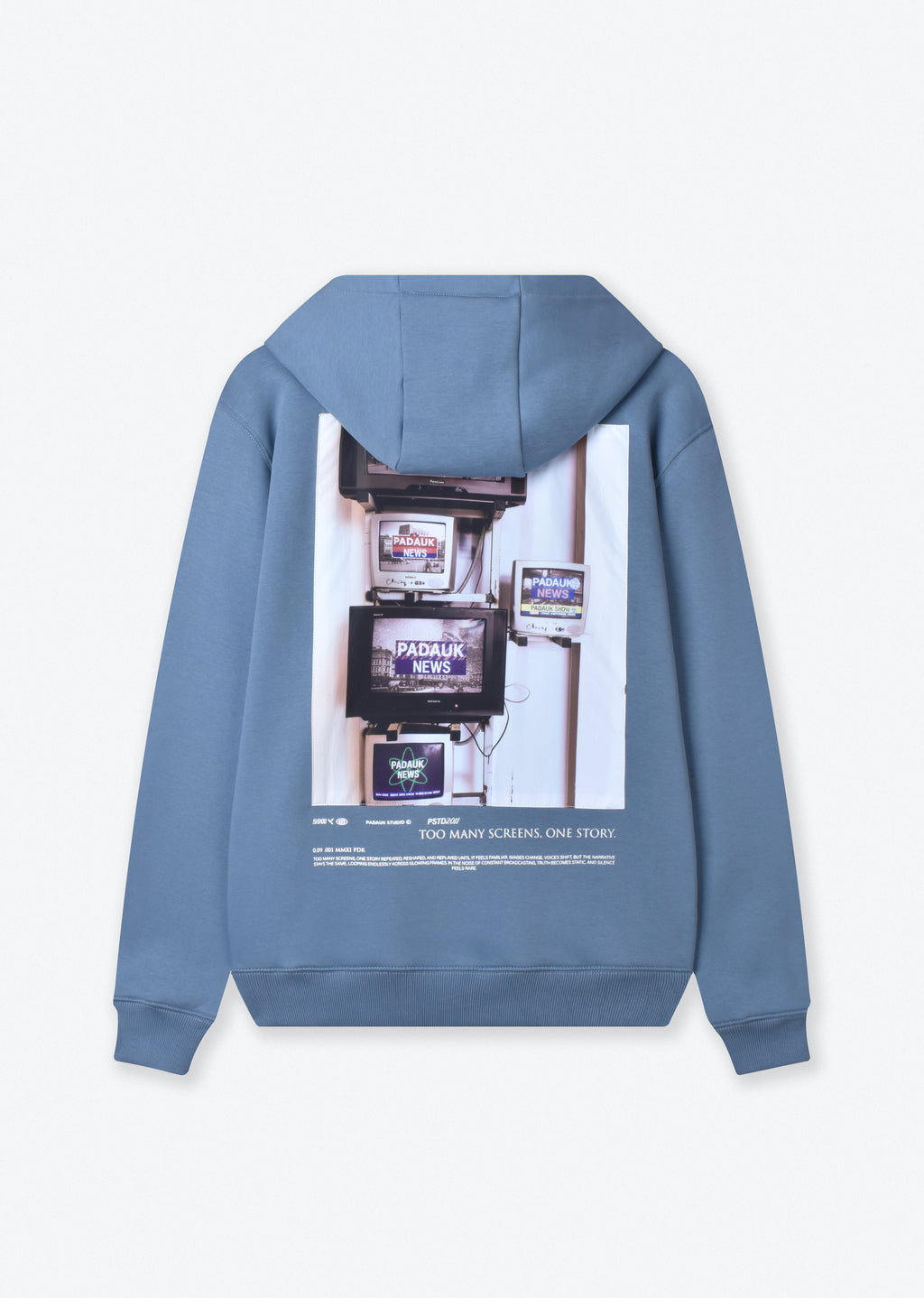 PRINTED PATCH OVERSIZE HOODIE