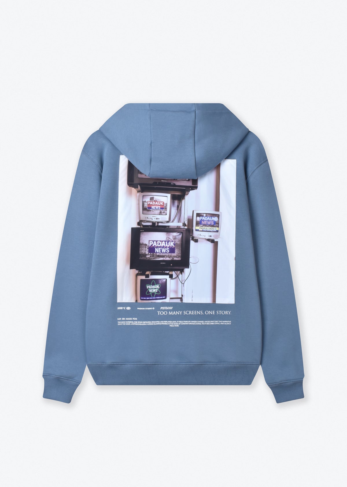 PRINTED PATCH OVERSIZE HOODIE