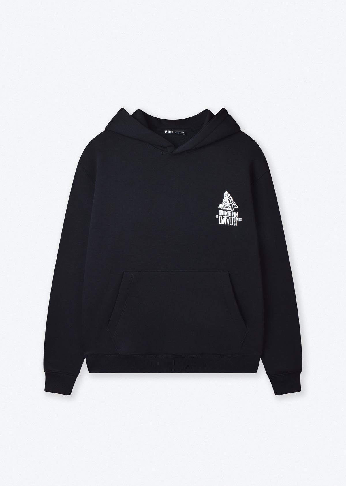 PRINTED PATCH BOXY-FIT HOODIE