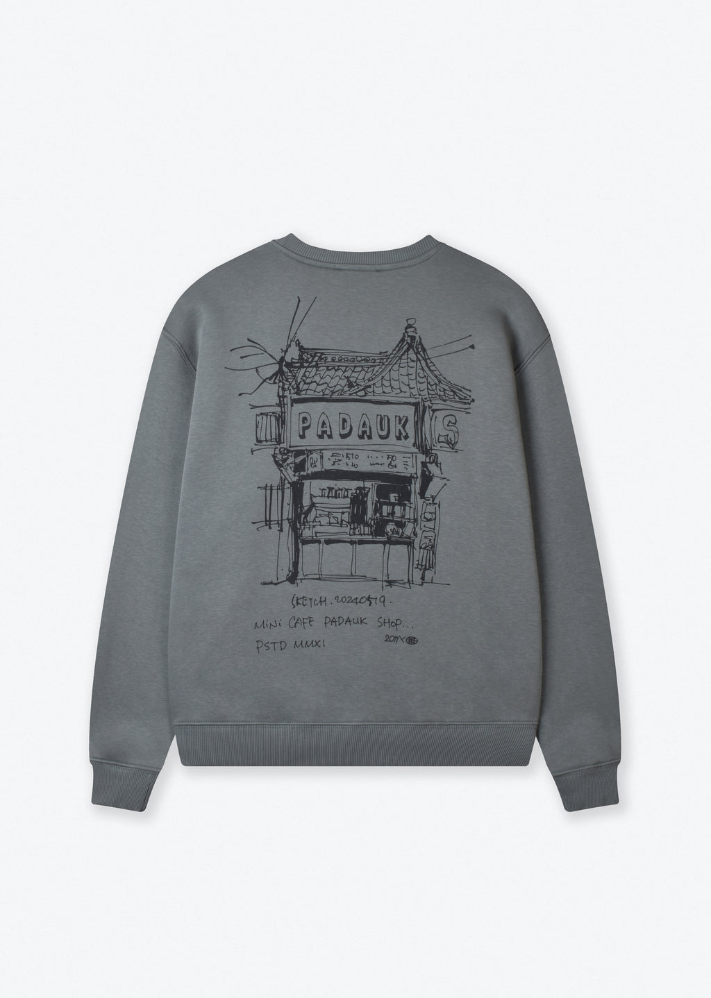 PRINTED BOXY-FIT SWEATSHIRT