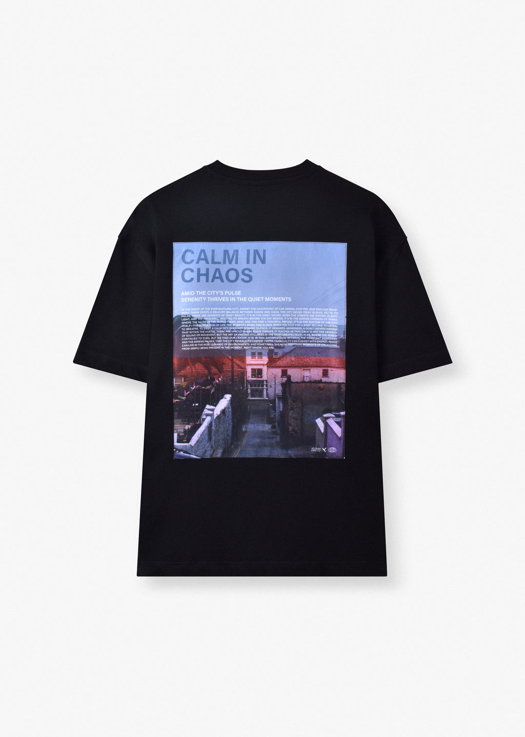 PRINTED PATCH BOXY-FIT T-SHIRT