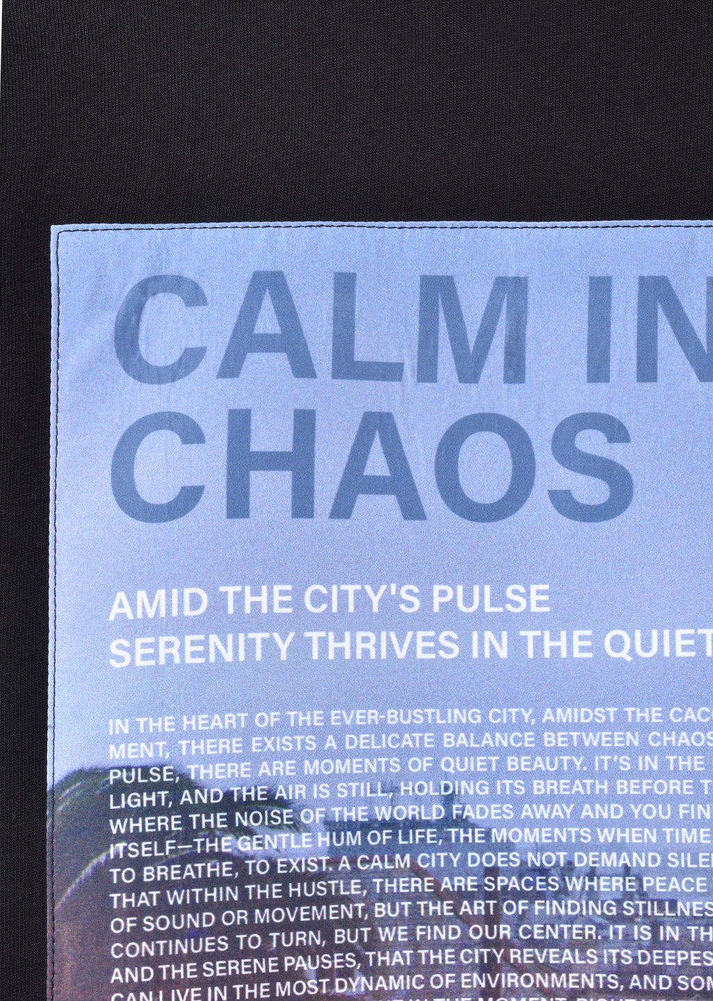 PRINTED PATCH BOXY-FIT T-SHIRT