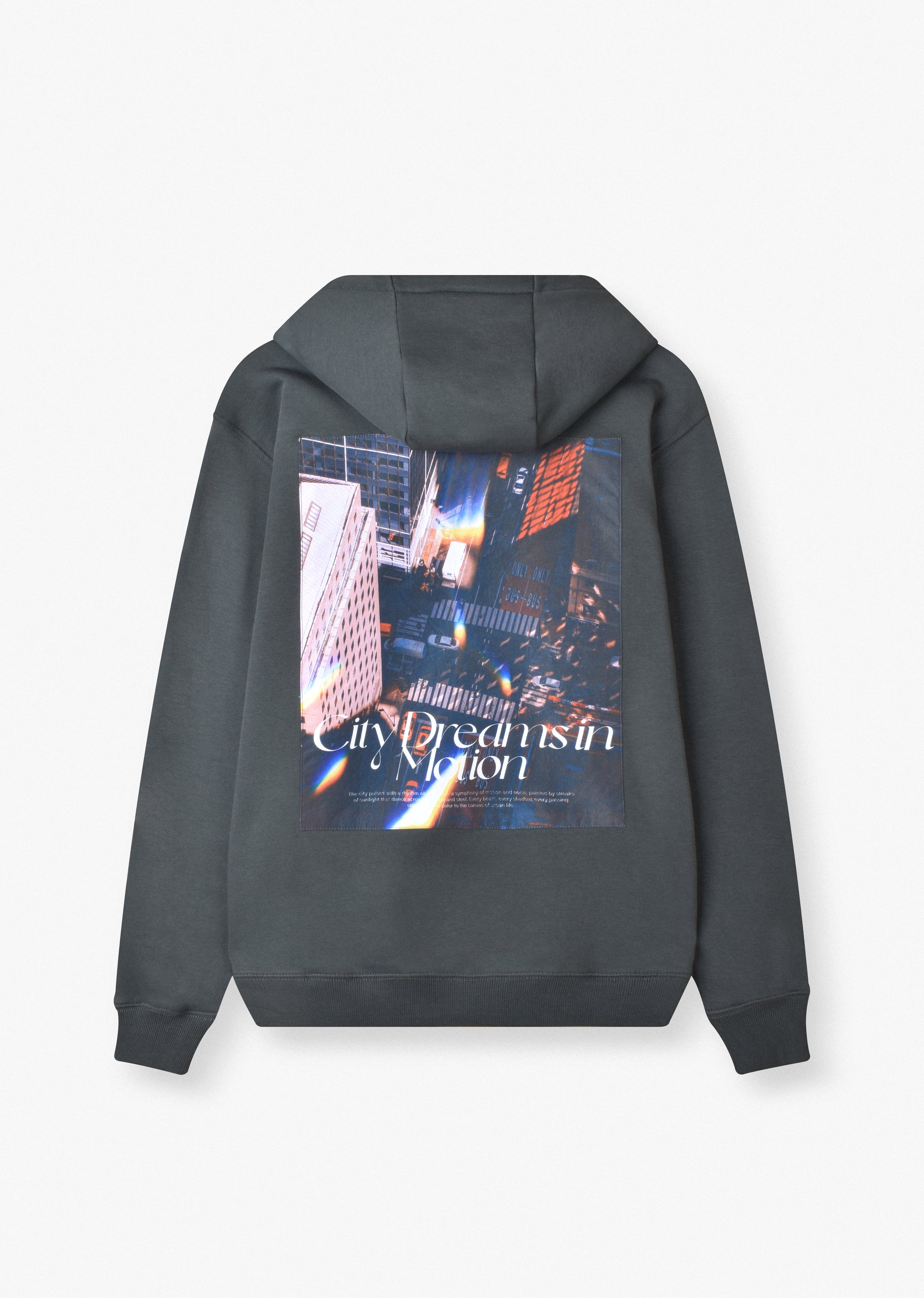 PRINTED PATCH HOODIE