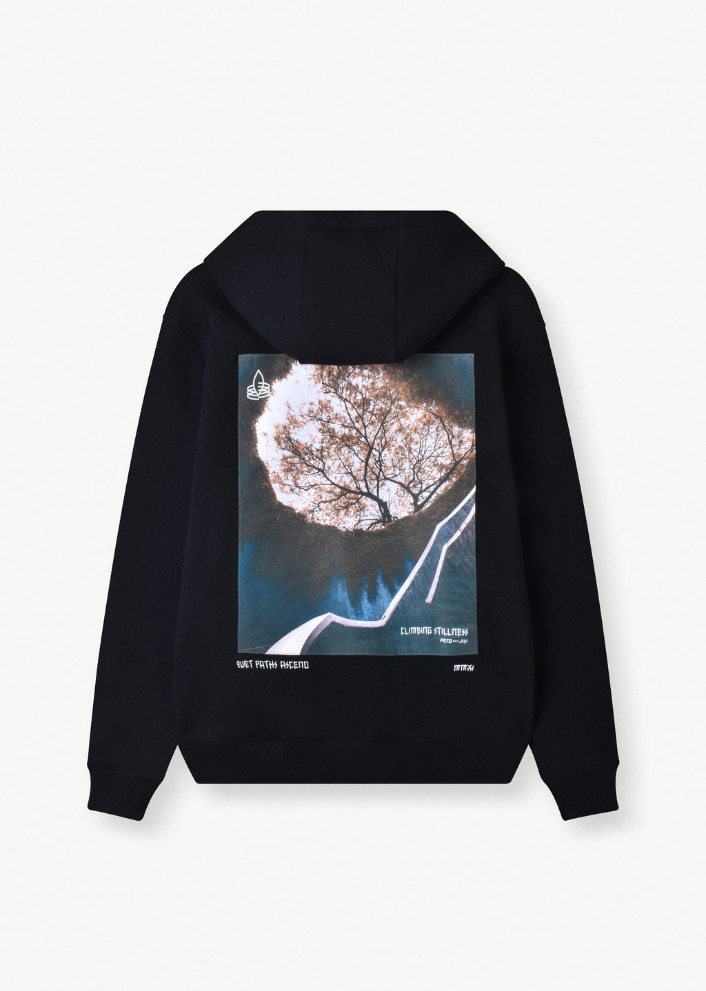PRINTED PATCH HOODIE