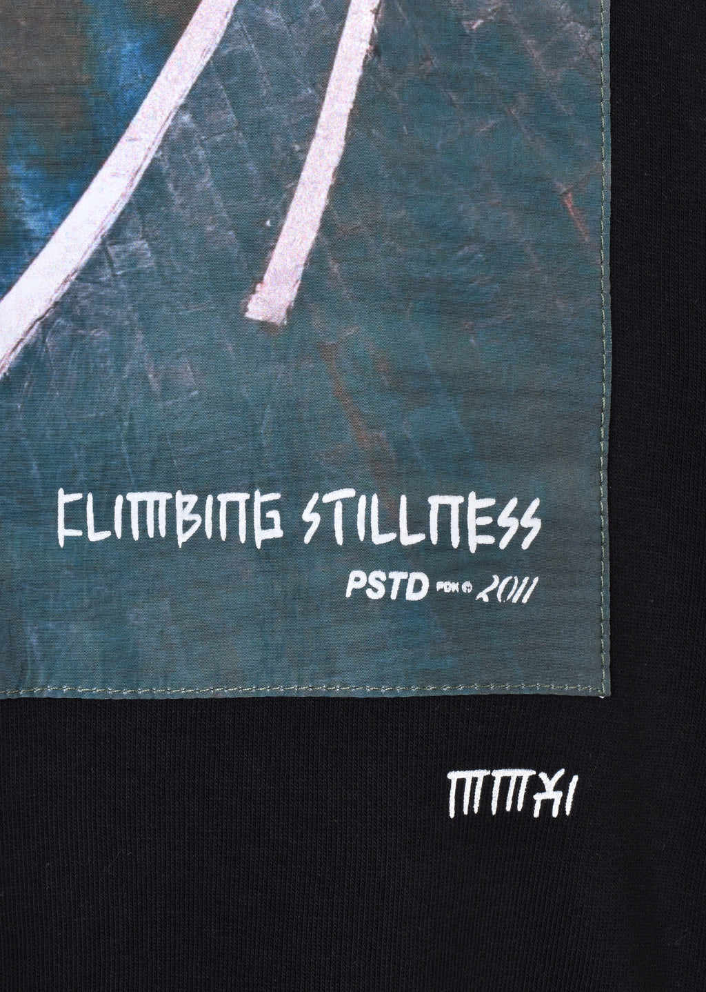PRINTED PATCH HOODIE