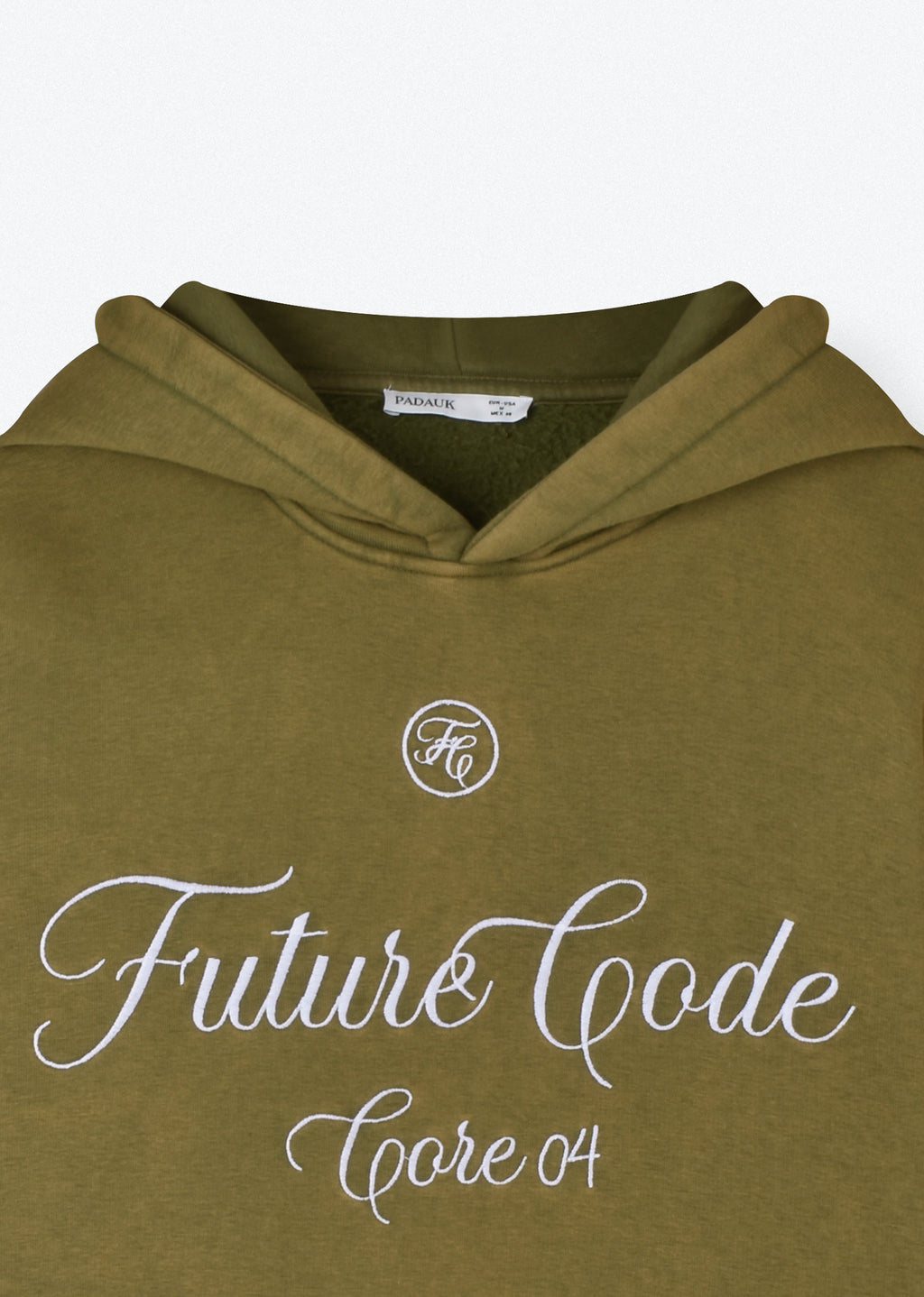 WASHED EMBROIDERED HOODIE