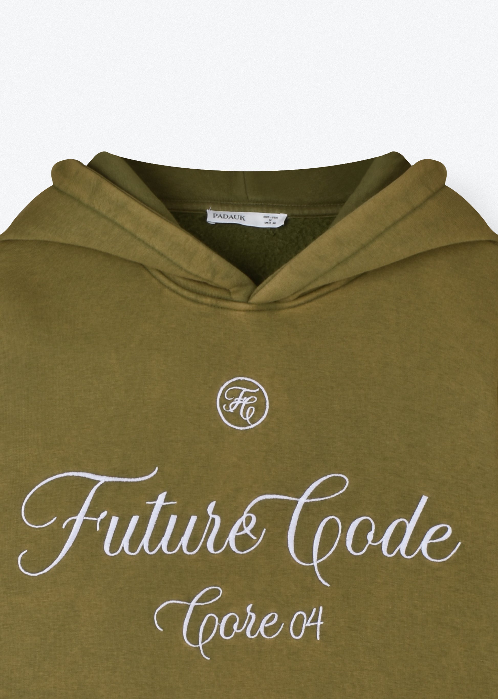 WASHED EMBROIDERED HOODIE