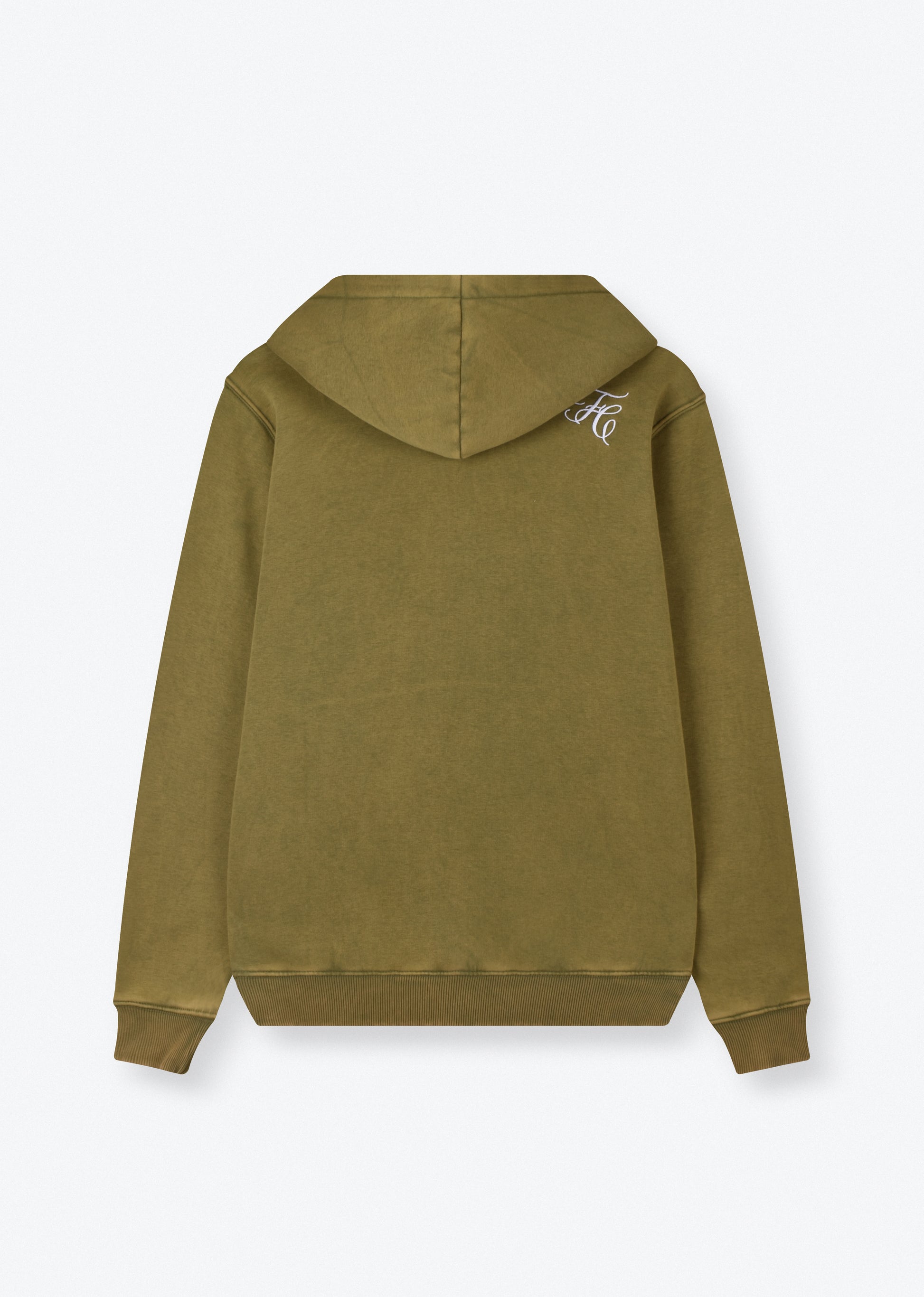 WASHED EMBROIDERED HOODIE