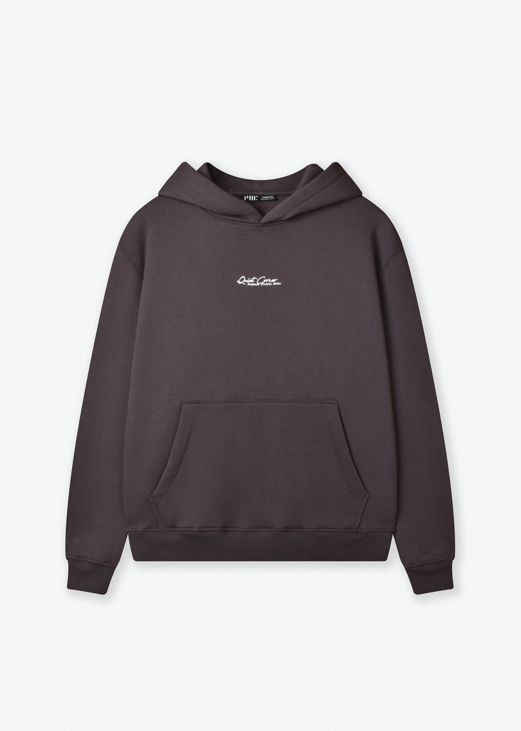PRINTED PATCH BOXY-FIT HOODIE
