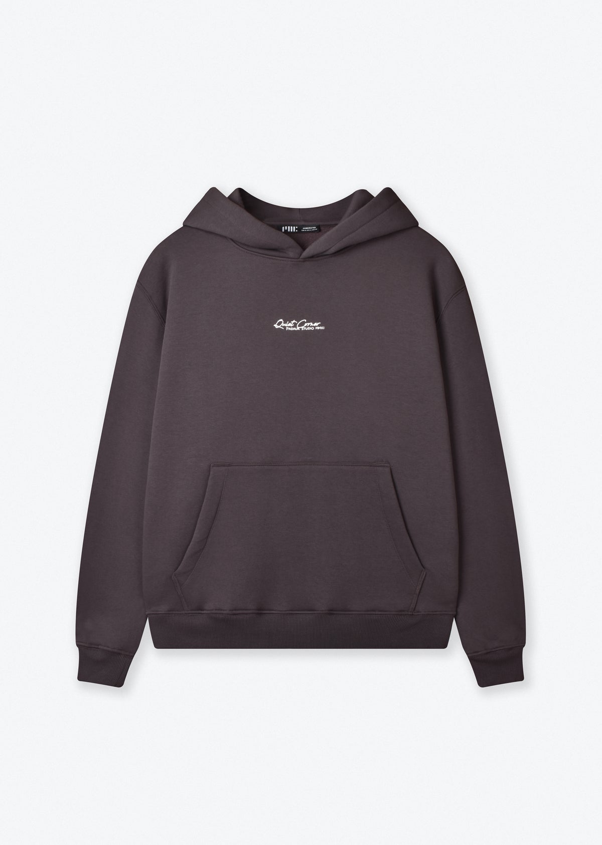 PRINTED PATCH BOXY-FIT HOODIE