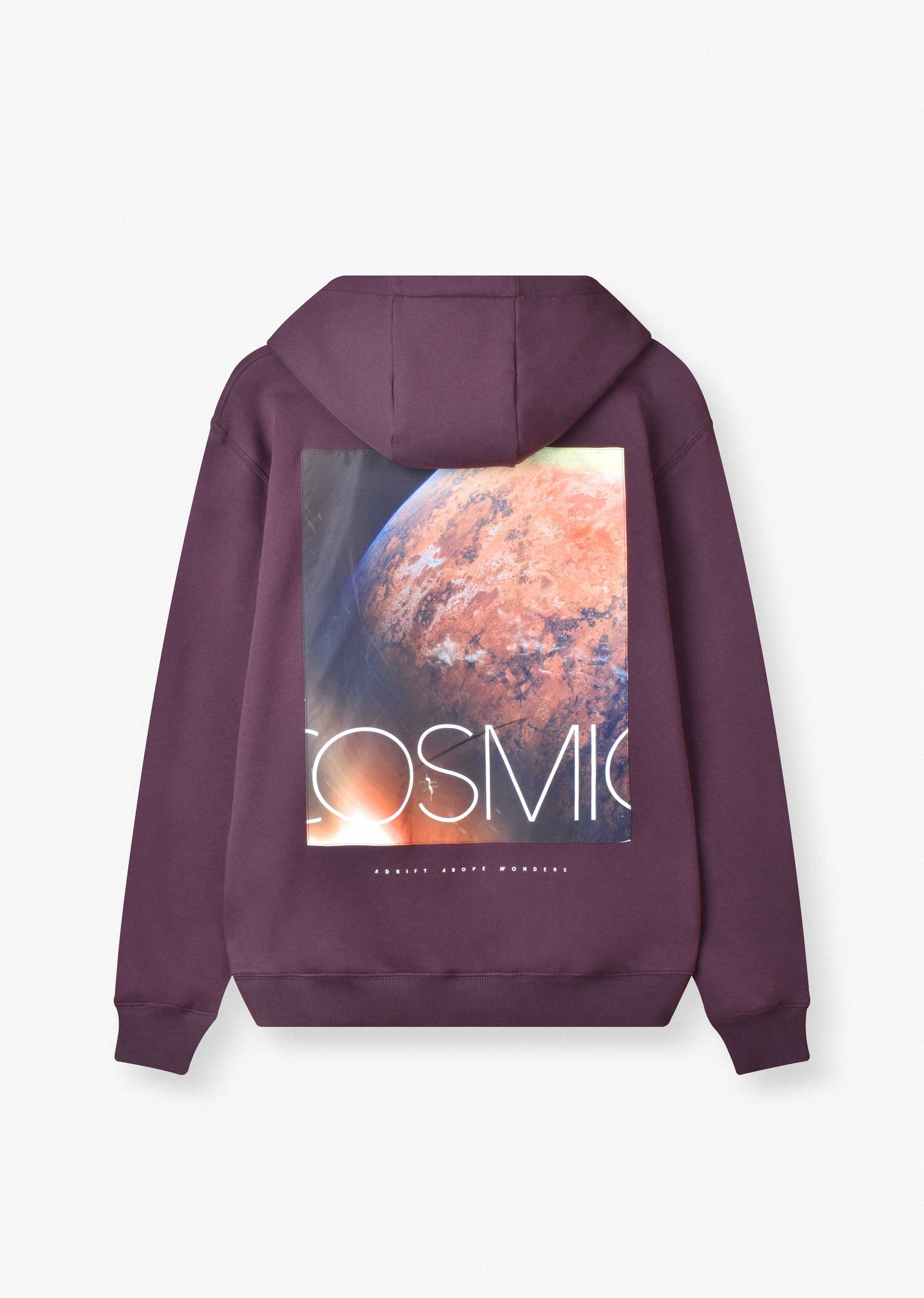 PRINTED PATCH HOODIE