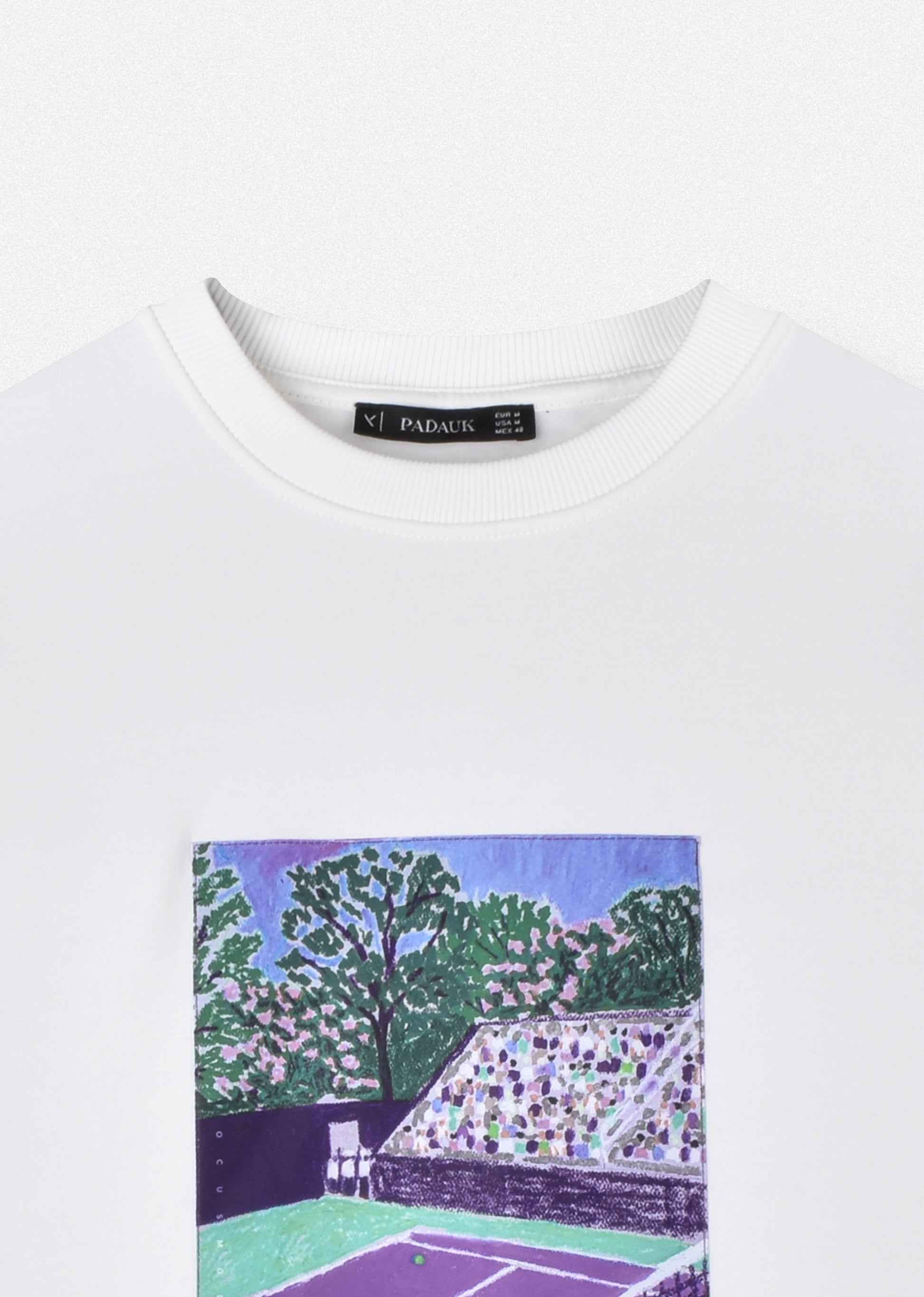 PRINTED PATCH SWEATSHIRT