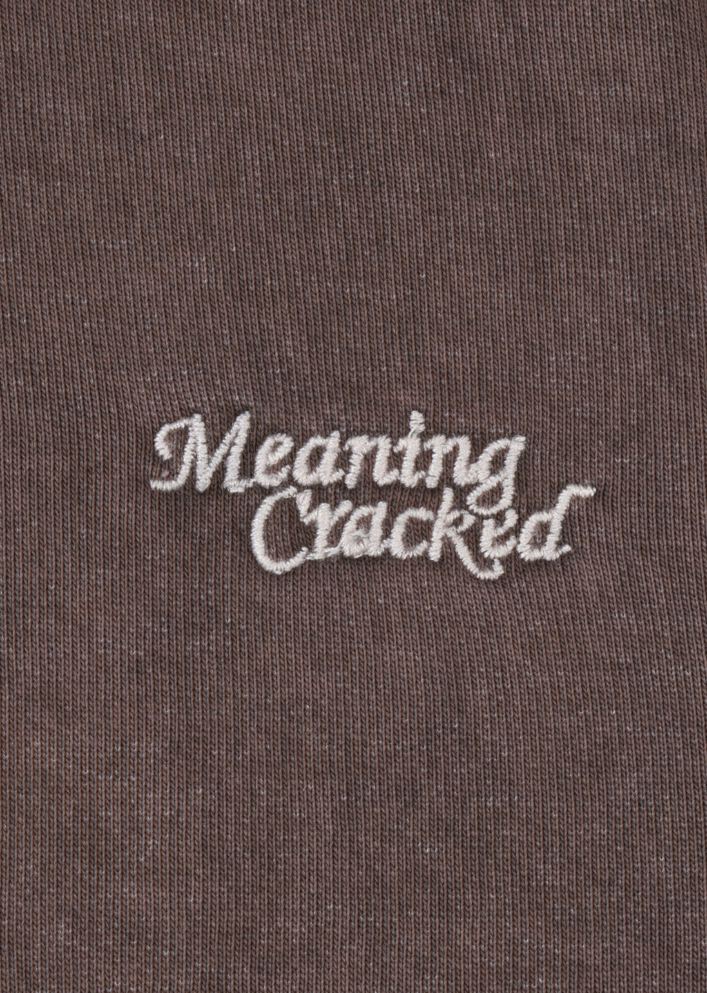 EMBROIDERED WASHED SWEATSHIRT