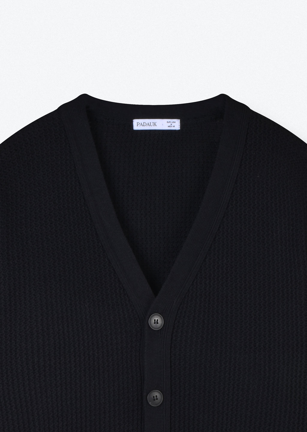RELAXED-FIT RIBBED CARDIGAN