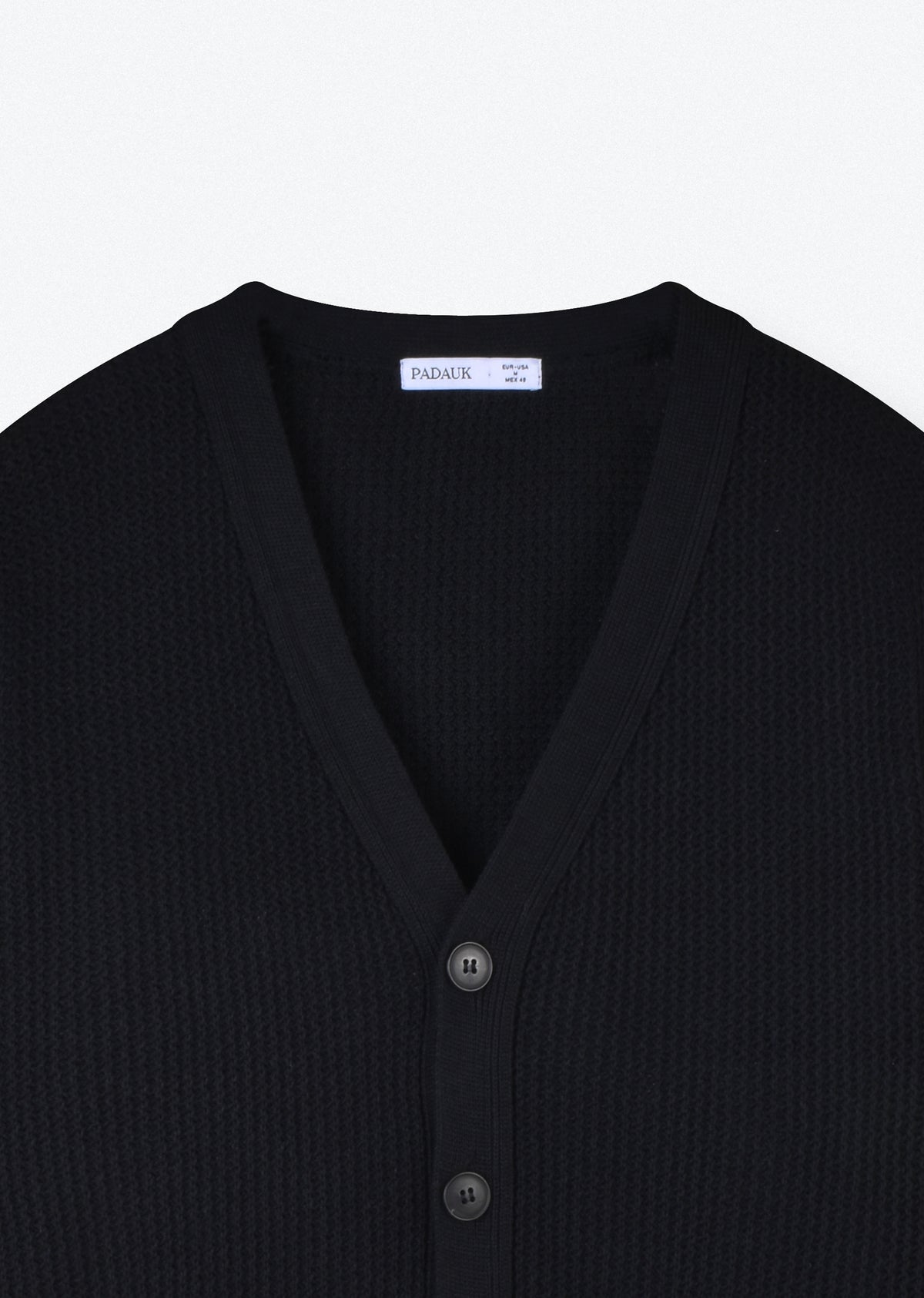 RELAXED-FIT RIBBED CARDIGAN