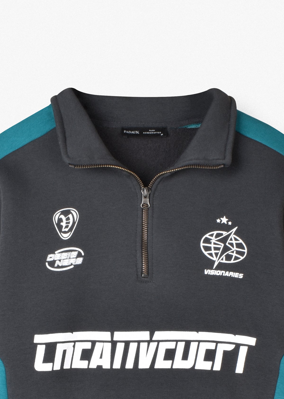 PRINTED QUARTER-ZIP SWEATSHIRT